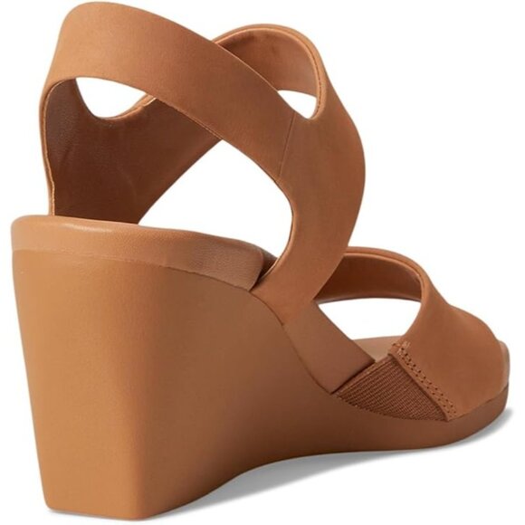 Naturalizer Imani Wedge Sandals – Size 11M Cookie Dough Nubuck – New in Box - Picture 5 of 11